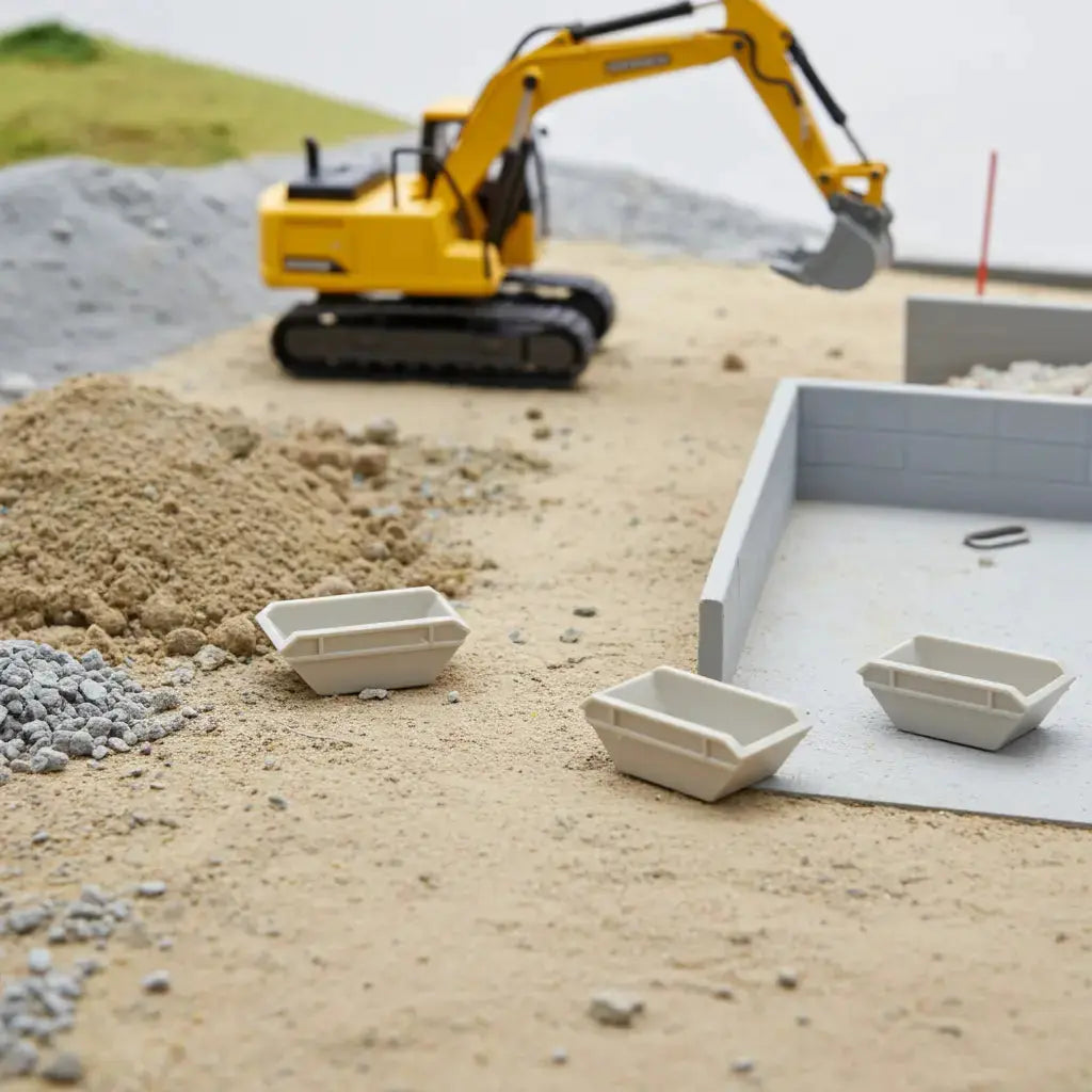 Bauschutt Container - Spur H0 DEIN-3D