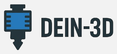 DEIN-3D Logo mit Hintergrund