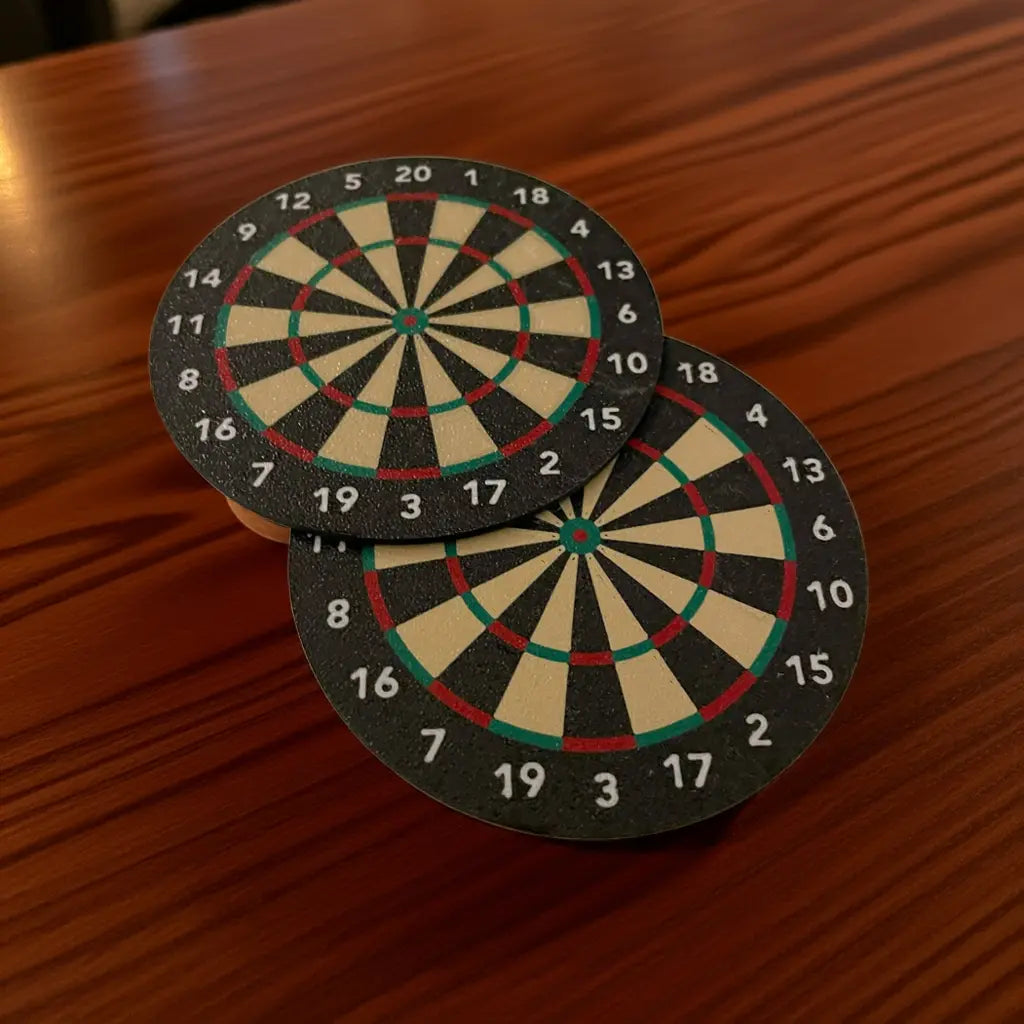Getränkeuntersetzer Dartscheibe DEIN-3D